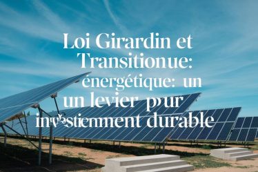 "Loi Girardin et transition énergétique : un levier fiscal pour un investissement durable"